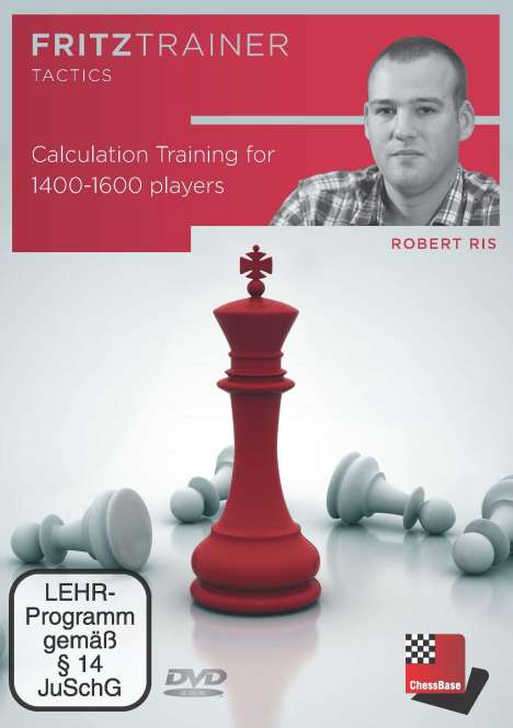 Robert Ris: Calculation Training for 1400-1600 players, DVD-ROM