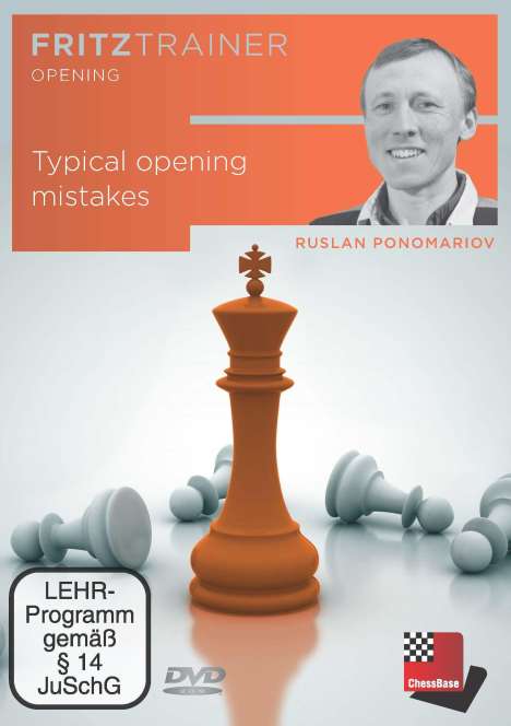 Ruslan Ponomariov: Typical Opening mistakes, DVD-ROM