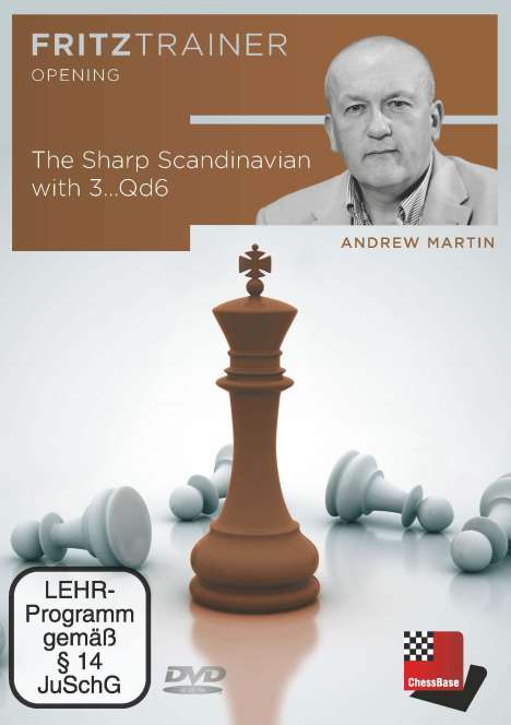 Andrew Martin: The Sharp Scandinavian with 3...Qd6, DVD-ROM