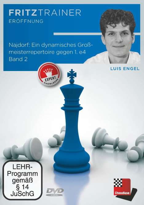 Engel Luis: Luis Engel: Najdorf - Ein dynamisches Großmeisterrepertoire gegen 1. e4 - Band 2, DVD-ROM