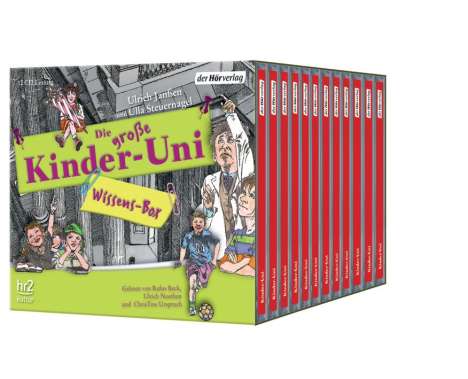 Ulla Steuernagel: Die große Kinder-Uni Wissens-Box, 12 CDs
