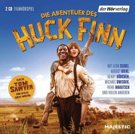 Mark Twain: Die Abenteuer des Huck Finn, 2 CDs