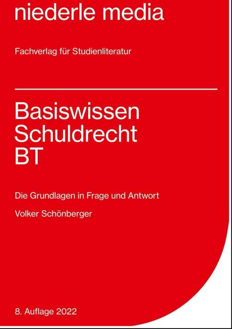 Volker Schönberger: Basiswissen Schuldrecht BT, Buch