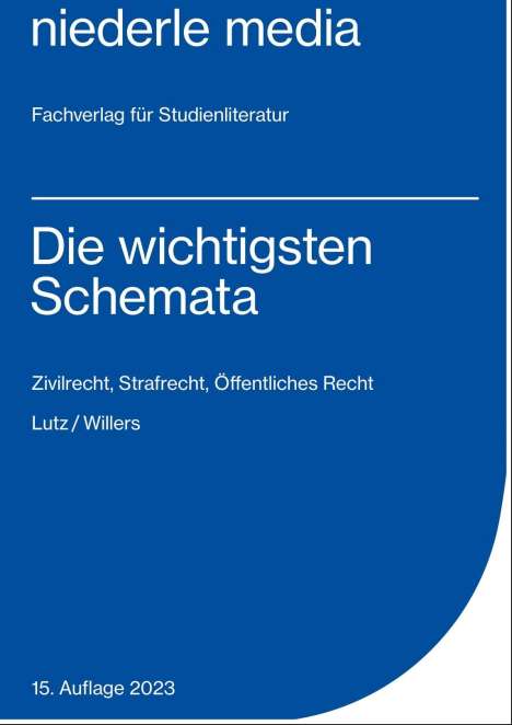 Philipp Lutz: Die wichtigsten Schemata, Buch