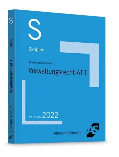 Horst Wüstenbecker: Skript Verwaltungsrecht AT 1, Buch