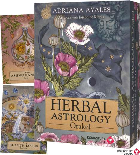Adriana Ayales: Herbal Astrology Orakel: 55 Karten mit Botschaften und Anleitungen, Buch