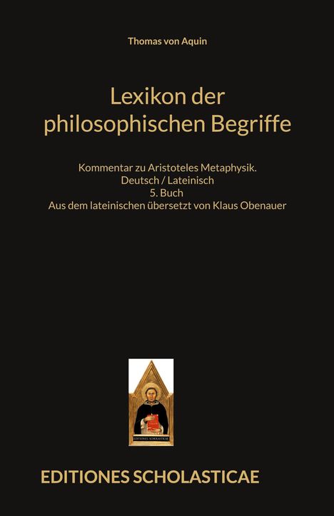 Thomas von Aquin: Lexikon der philosophischen Begriffe, Buch