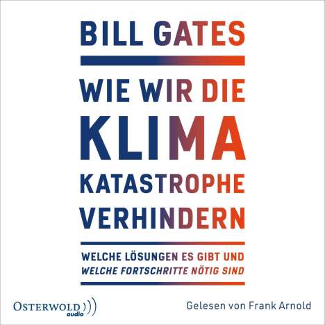 Bill Gates: Wie wir die Klimakatastrophe verhindern, MP3-CD