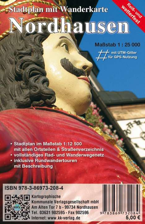 Nordhausen 1:12 500, Karten