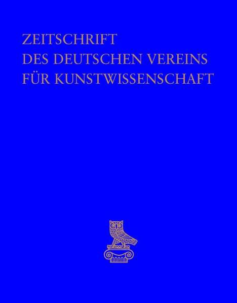 Zeitschrift des Deutschen Vereins für Kunstwissenschaft, Buch