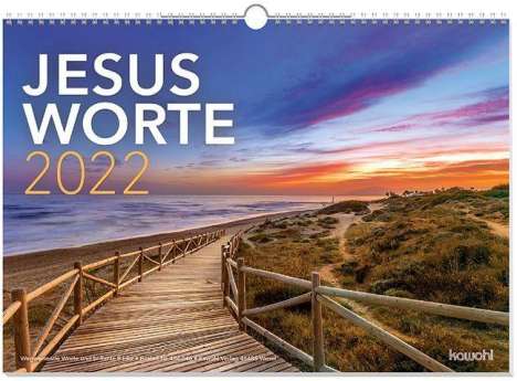 Jesus Worte 2022 / groß, Kalender