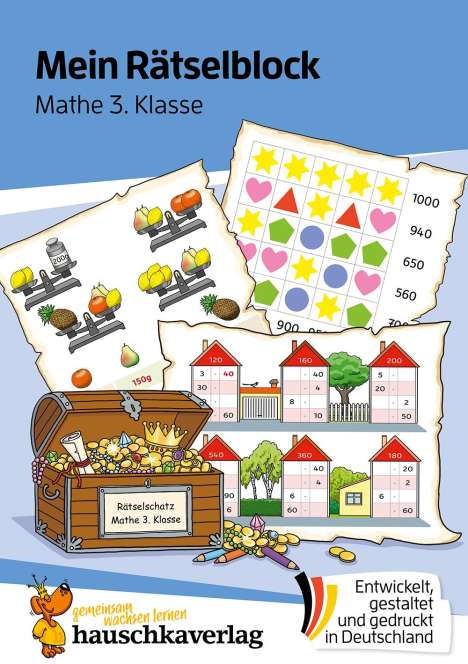 Joshua Schulz: Mein Rätselblock Mathe 3. Klasse, Buch