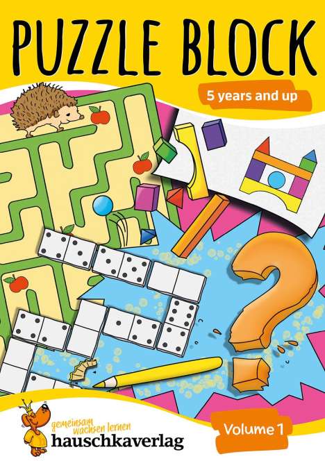 Ulrike Maier: Puzzle Activity Book from 5 Years - Volume 1: Colourful Preschool Activity Books with Puzzle Fun - Labyrinth, Sudoku, Search and Find Books for Children, Promotes Concentration &amp; Logical Thinking, Buch