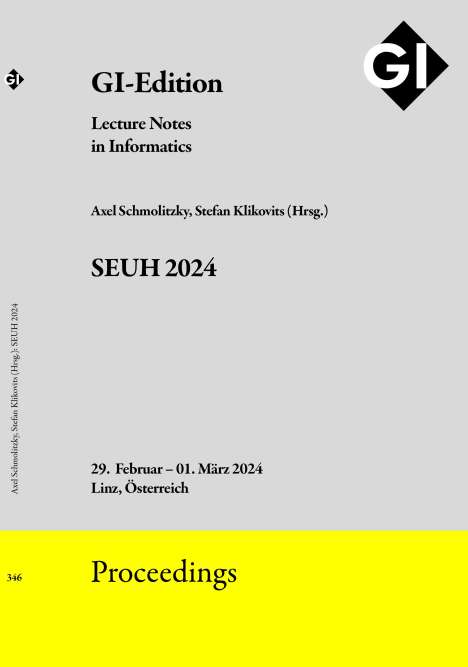 GI Edition Proceedings Band 346 "SEUH 2024", CD-ROM