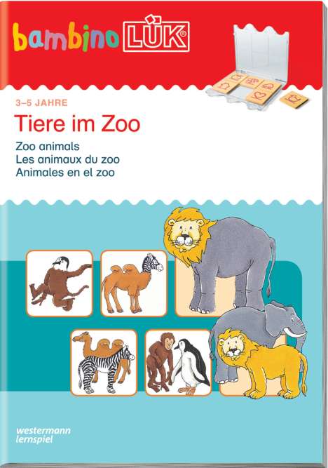LÜK. Bambino. Tiere im Zoo, Buch