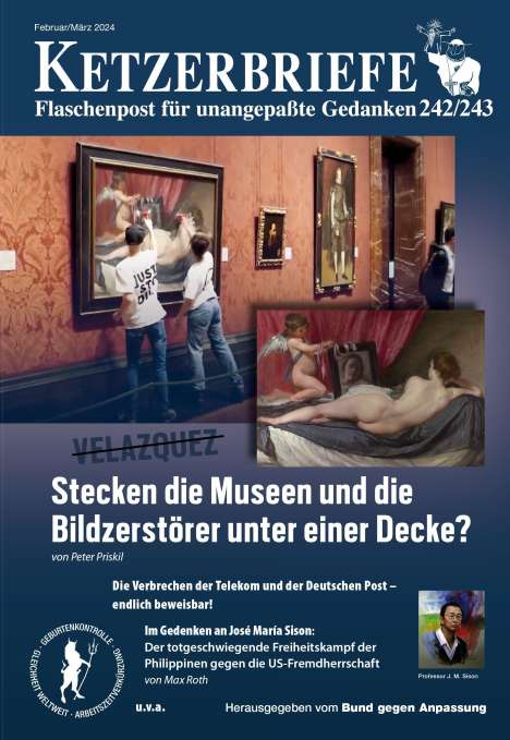 Peter Priskil: Stecken die Museen und die Bildzerstörer unter einer Decke?, Buch