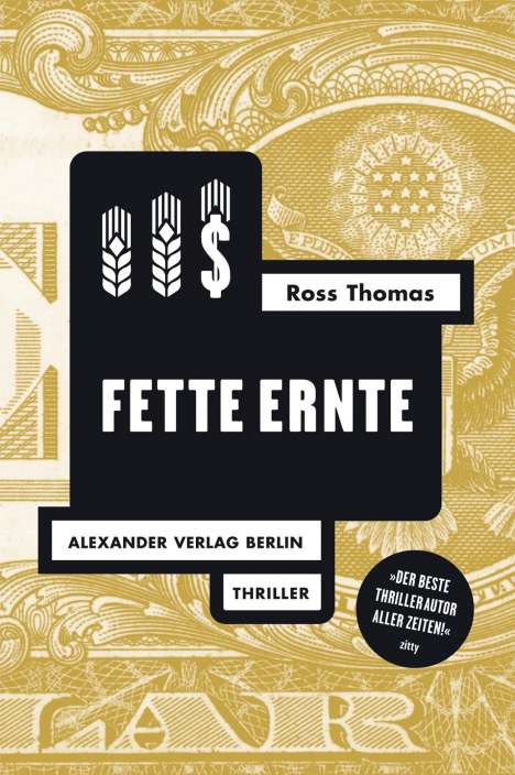 Ross Thomas: Fette Ernte, Buch