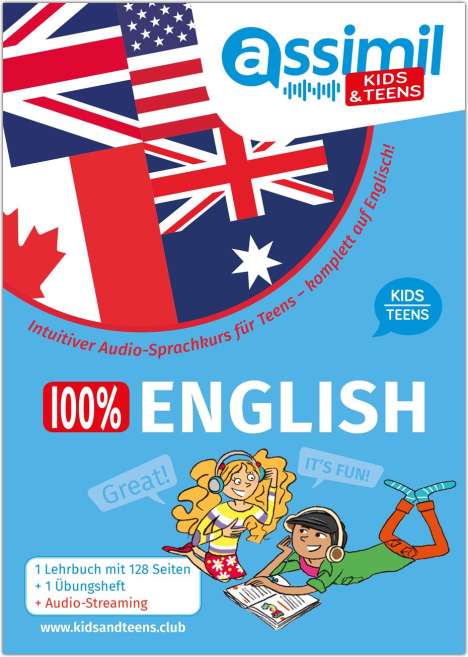 ASSiMiL 100 % English - Kids &amp; Teens, Buch
