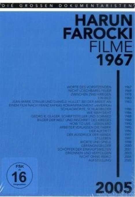 Harun Farocki: Filme 1967-2005, 5 DVDs