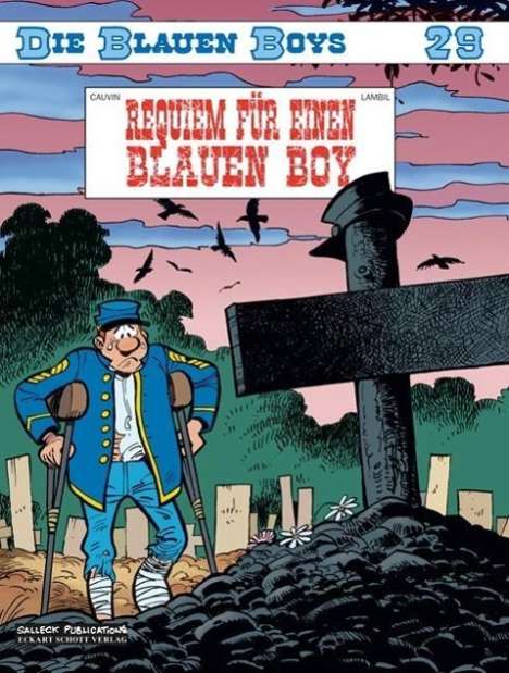 Raoul Cauvin: Die blauen Boys 29. Requiem für einen Blauen Boy, Buch