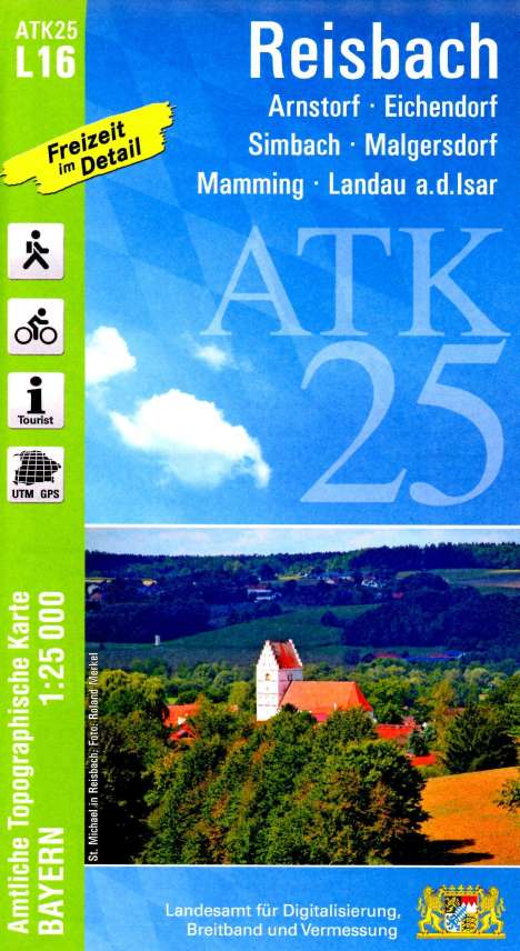 ATK25-L16 Reisbach (Amtliche Topographische Karte 1:25000), Karten