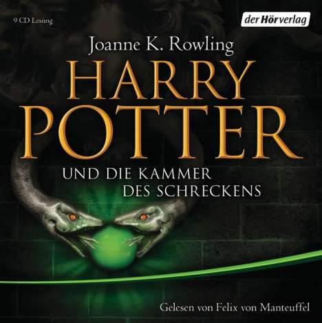 Joanne K. Rowling: Harry Potter 2 und die Kammer des Schreckens. Ausgabe für Erwachsene, 9 CDs