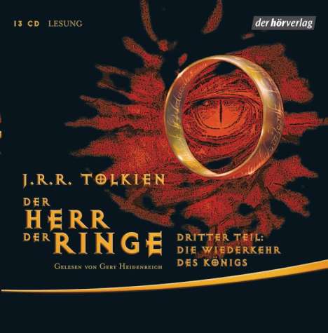 John R. R. Tolkien: Der Herr der Ringe.  Dritter Teil - Die Wiederkehr des Königs, 14 CDs