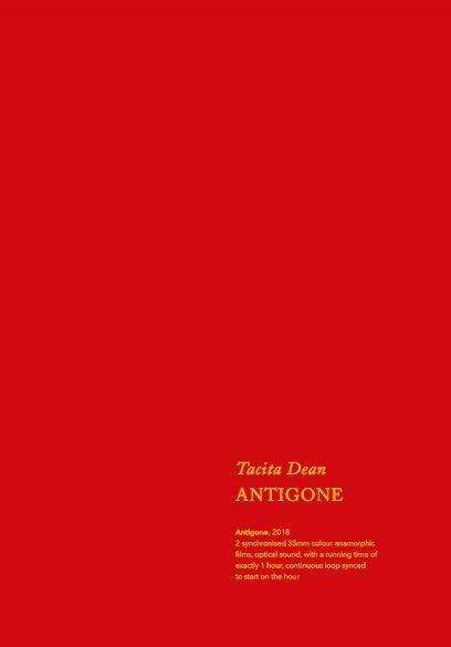Tacita Dean: Dean, T: Tacita Dean. Antigone, Buch