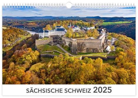 Peter Schubert: Kalender Sächsische Schweiz 2025, Kalender