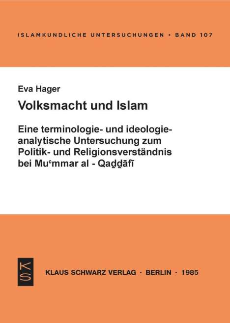 Eva Hager: Volksmacht und Islam, Buch