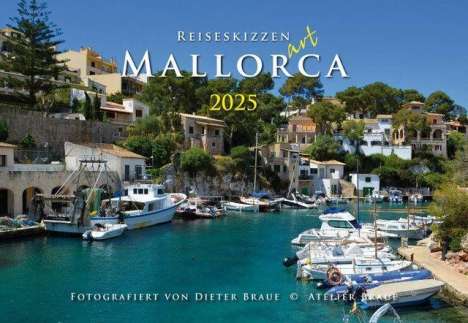 Dieter Braue: Reiseskizzen Mallorca 2025 ART, Kalender