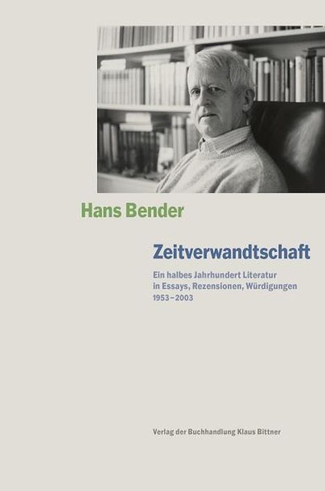 Hans Bender: Zeitverwandtschaft, Buch