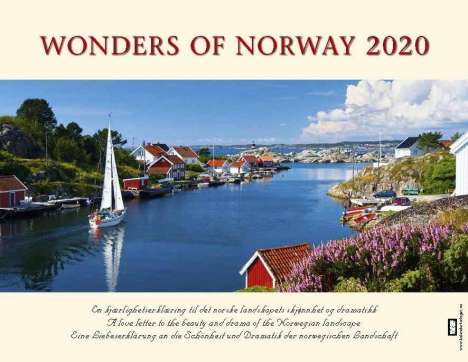 Aske Snorre: Panorama Norwegen 2020 Tischkalender, Diverse