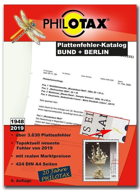 Plattenfehler Katalog Bund + Berlin Stand 06.2019, Buch