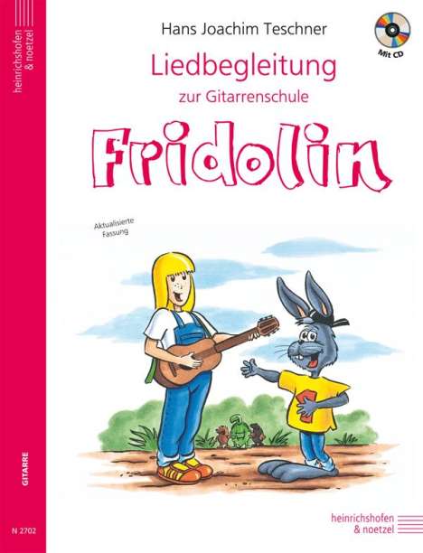 Liedbegleitung zur Gitarrenschule "Fridolin", Noten