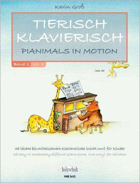 Karin Groß: Tierisch klavierisch 2, Noten