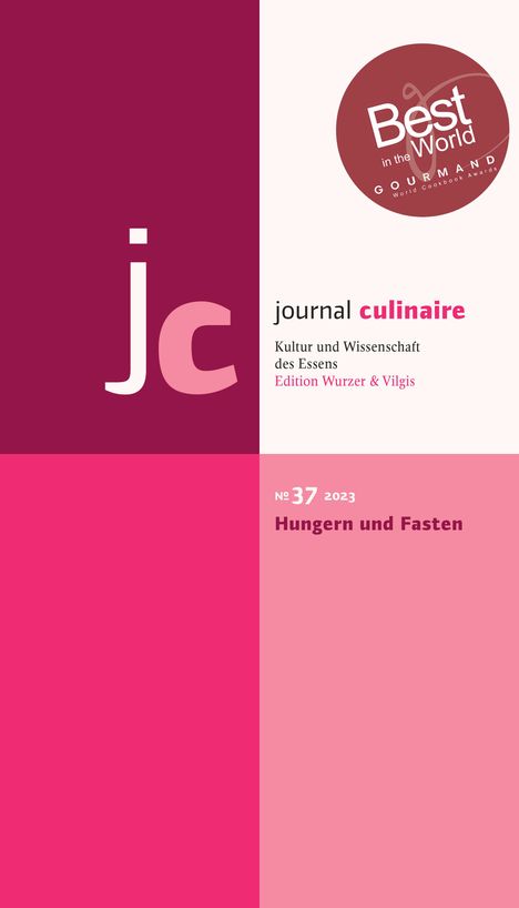 journal culinaire No. 37: Hungern und Fasten, Buch