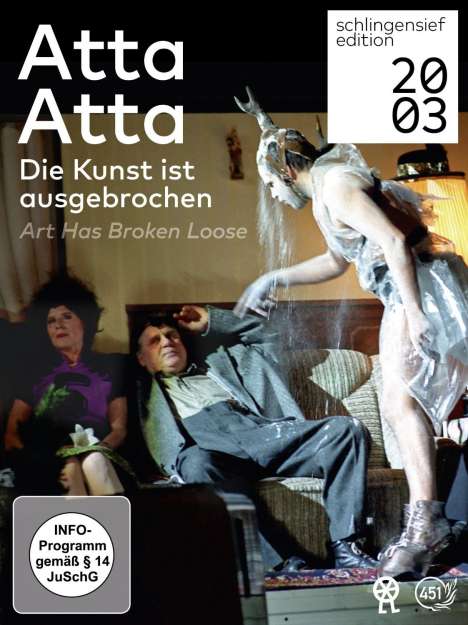 Atta Atta - Die Kunst ist ausgebrochen, 3 DVDs