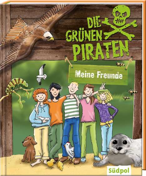 Andrea Poßberg: Das Grüne Piraten-Freundebuch, Buch