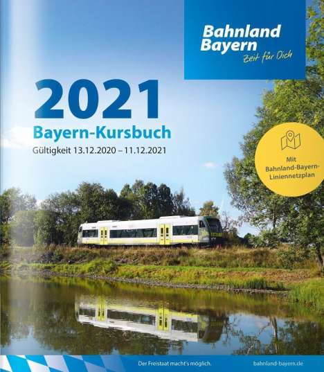Bayern-Kursbuch 2021, Buch