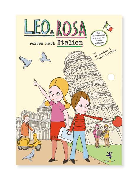 Marcus Mery: Leo und Rosa reisen nach Italien, Buch