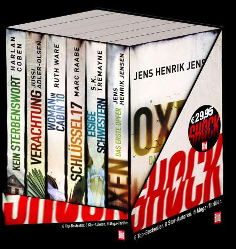 Jussi Adler-Olsen: Box BILD Mega-Thriller 2021 - 6 Bände, Buch