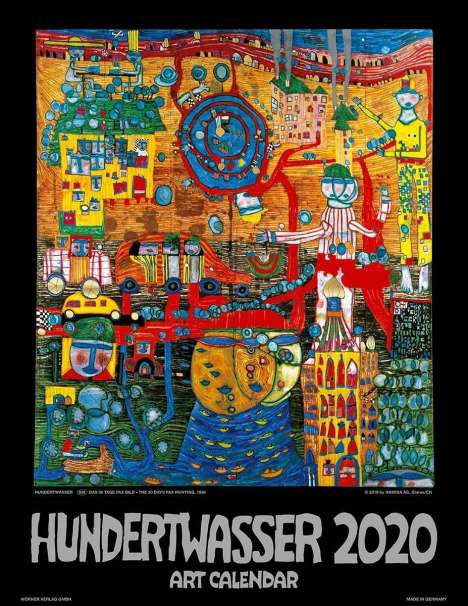 Hundertwasser Art Calendar 2020, Diverse
