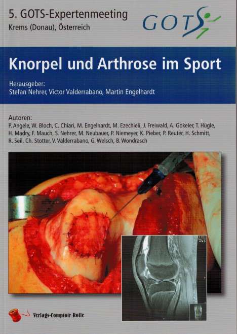 Knorpel und Arthrose im Sport, Buch