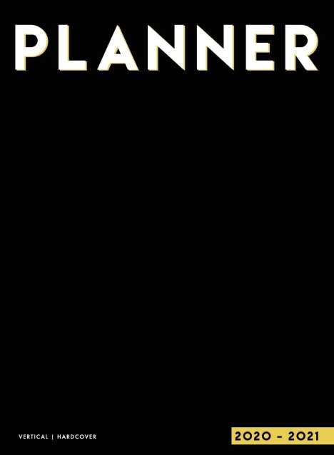 Pilvi Paper: Planner 2020-2021 Weekly and Monthly Hardcover, Buch