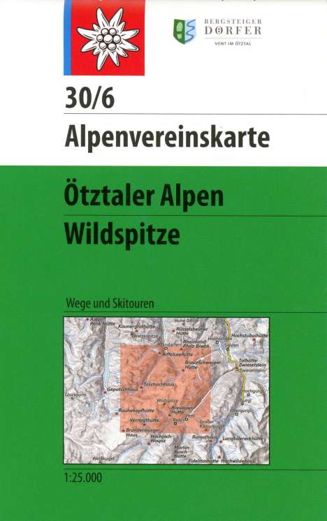 Ötztaler Alpen, Wildspitze, Karten