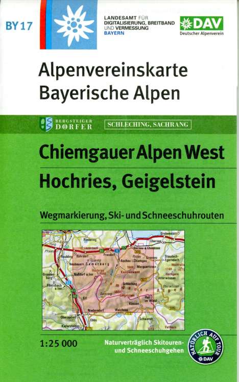Chiemgauer Alpen, West, Hochries, Geigelstein, Karten