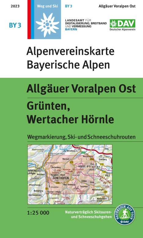 Allgäuer Voralpen Ost, Grünten, Wertacher Hörnle, Karten
