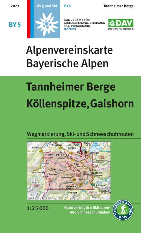 Tannheimer Berge, Köllenspitze, Gaishorn, Karten