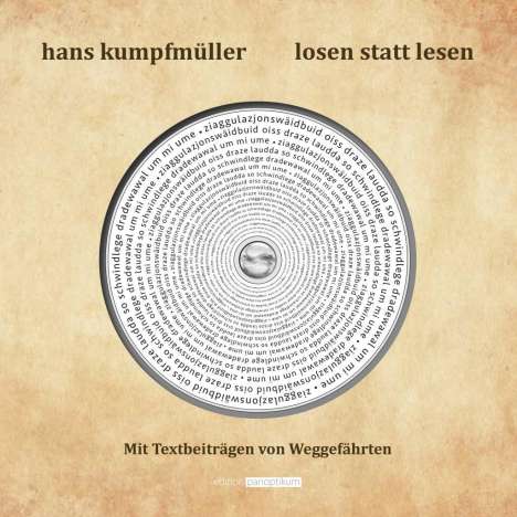 Hans Kumpfmüller: losen statt lesen, Buch